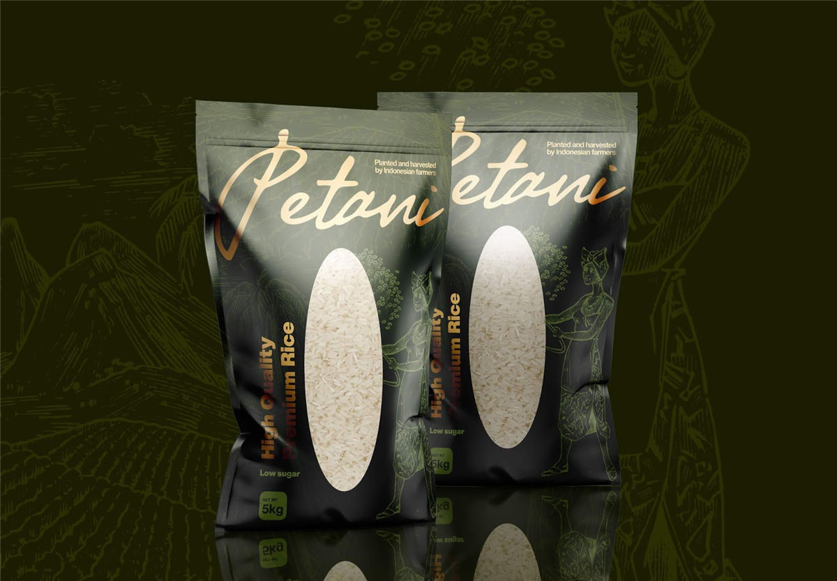 大米包裝設(shè)計(jì)圖片素材欣賞(圖3)