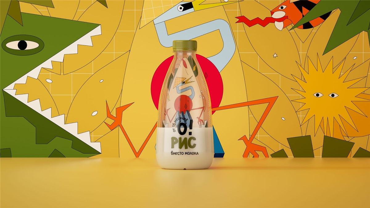 兒童牛奶包裝設(shè)計(jì)(圖1)