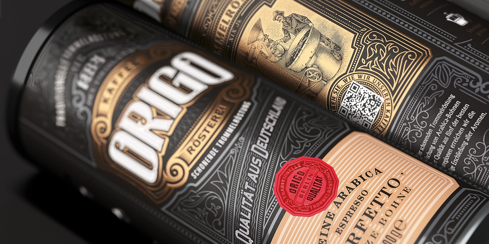 咖啡包裝設(shè)計華麗的美(圖4)