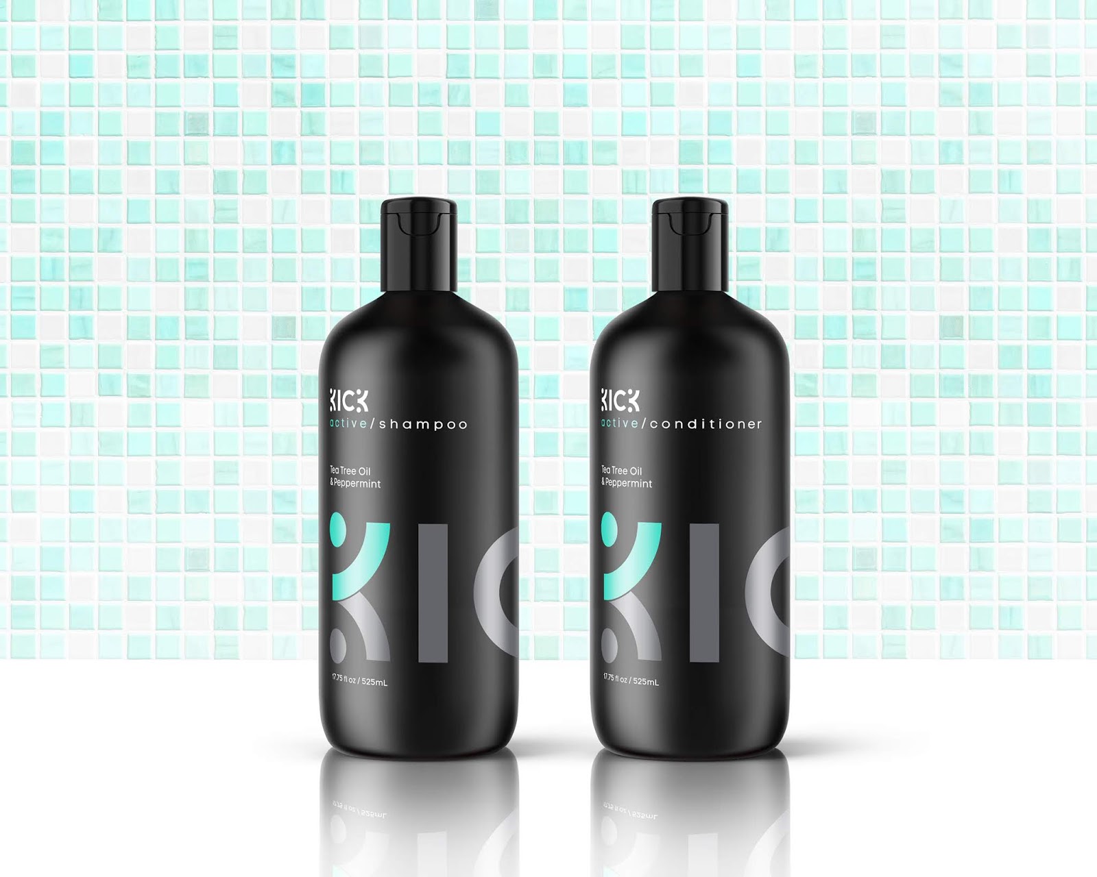 健身房專用的洗發(fā)水包裝設(shè)計(jì)(圖1)