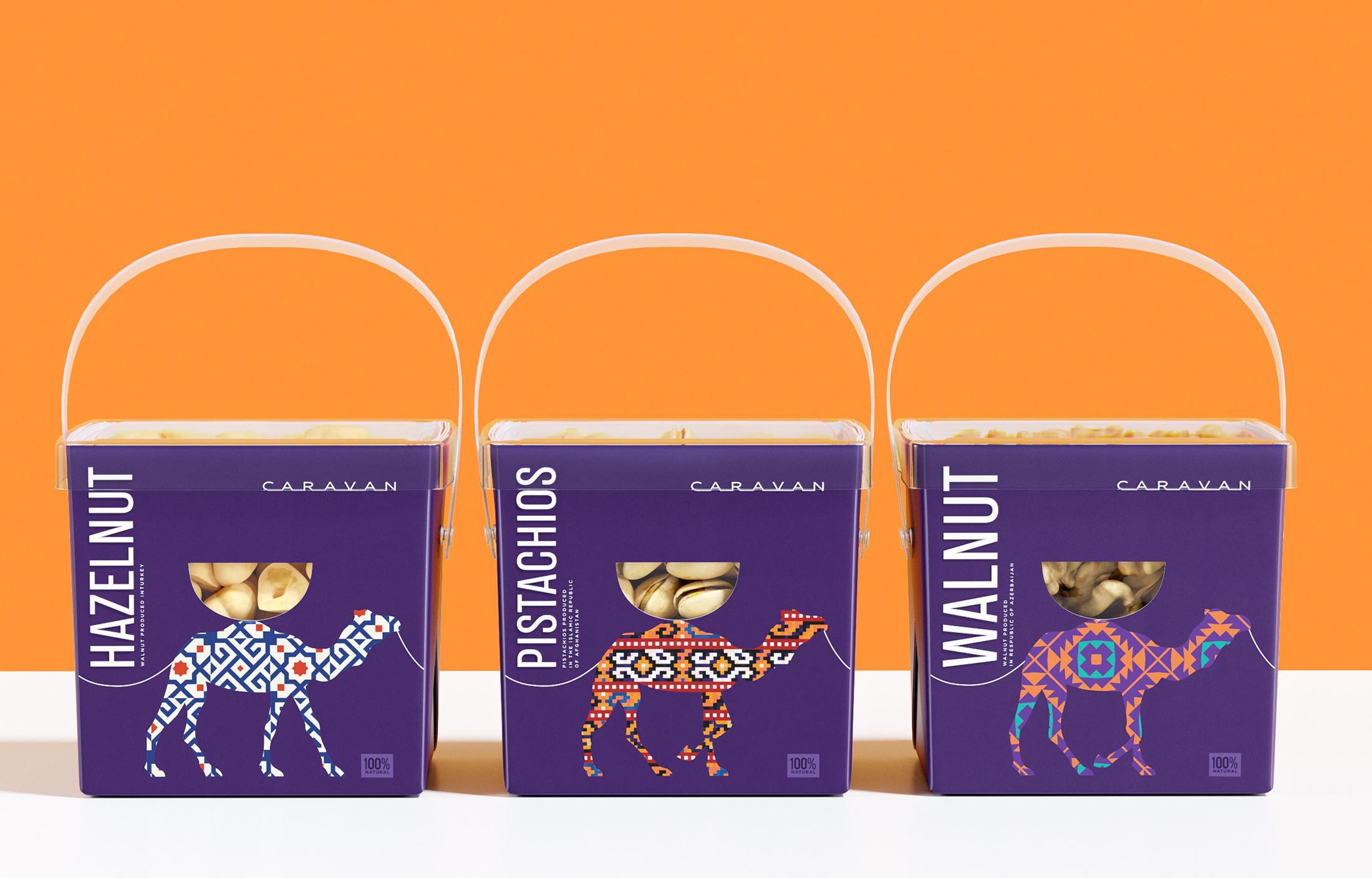 Caravan堅(jiān)果干果創(chuàng)意包裝設(shè)計(jì)(圖4) 堅(jiān)果干果創(chuàng)意包裝設(shè)計(jì)(圖4)