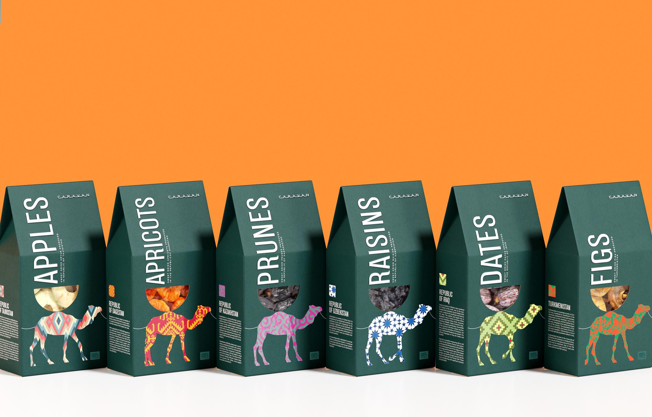 Caravan堅(jiān)果干果創(chuàng)意包裝設(shè)計(jì)(圖1) 堅(jiān)果干果創(chuàng)意包裝設(shè)計(jì)(圖1)