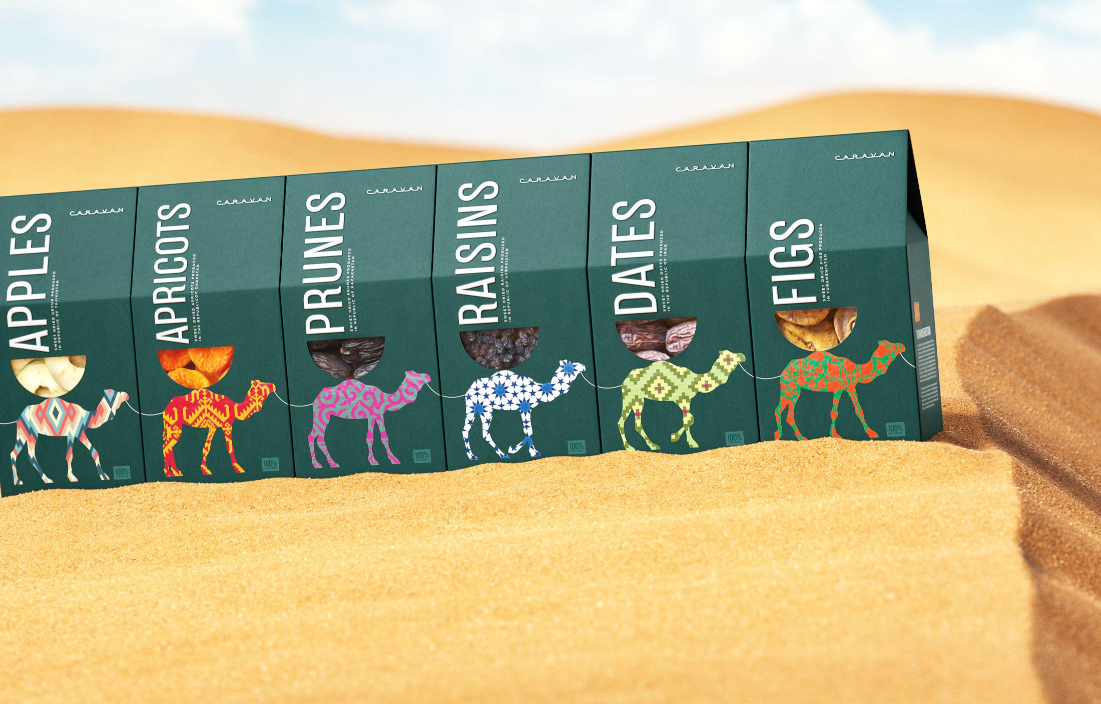 Caravan堅(jiān)果干果創(chuàng)意包裝設(shè)計(jì)(圖2) 堅(jiān)果干果創(chuàng)意包裝設(shè)計(jì)(圖2)