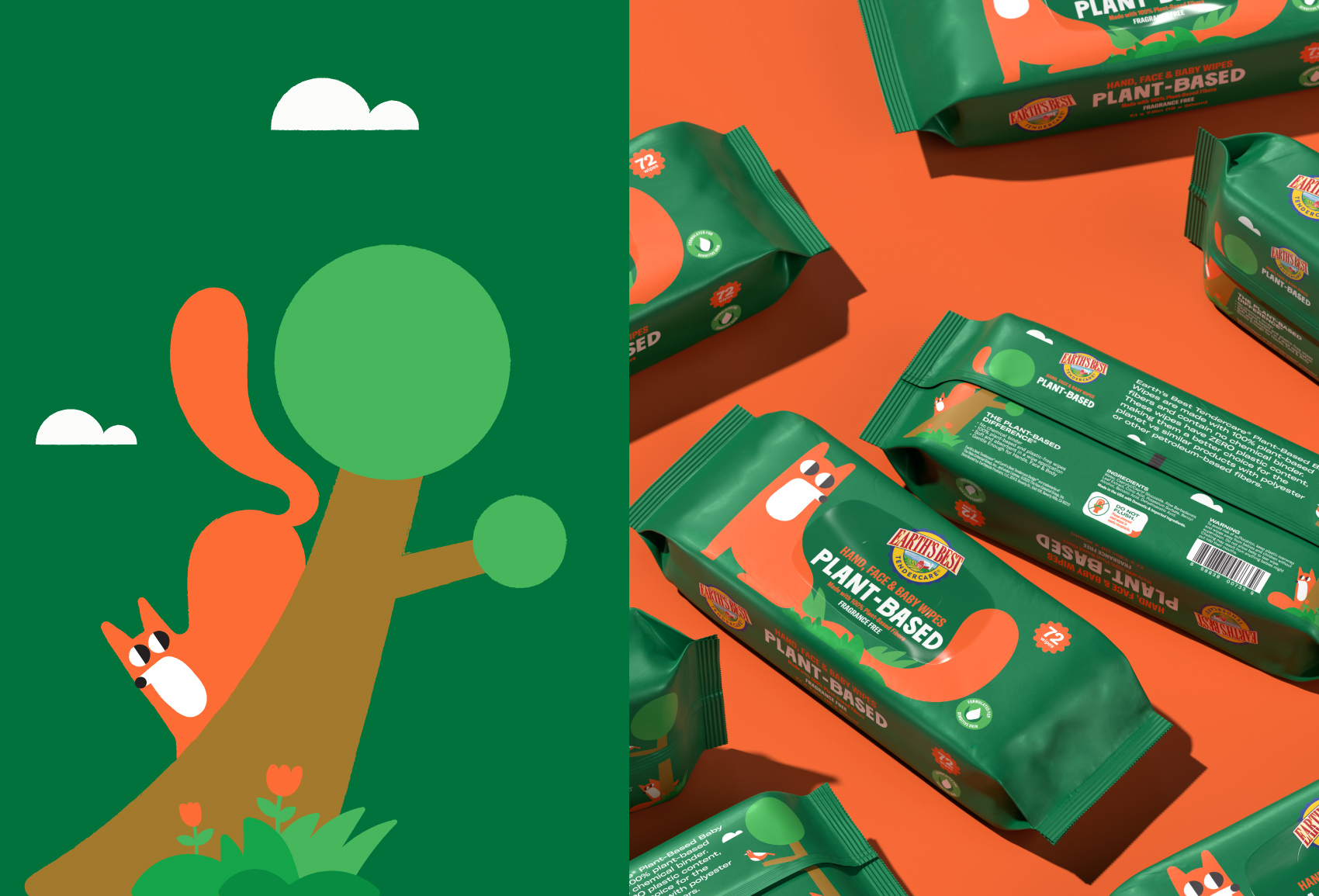 有趣的插畫風格嬰兒濕巾包裝設(shè)計這樣做(圖15)