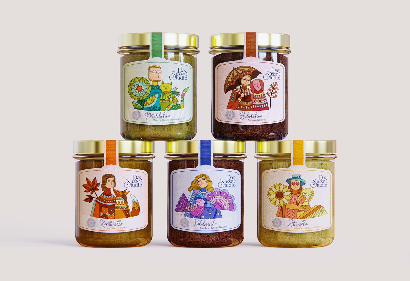 玻璃瓶中的蛋糕創(chuàng)意包裝設(shè)計(jì)(圖6)