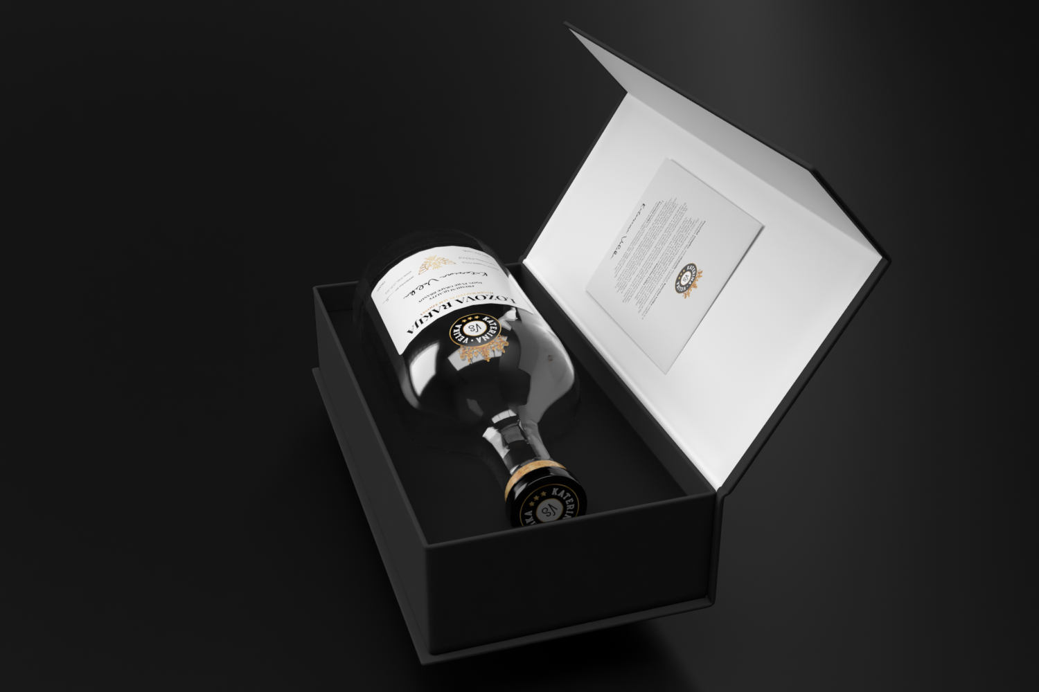 Katerina Velika rakija優(yōu)質(zhì)酒包裝這樣設(shè)計(圖4)