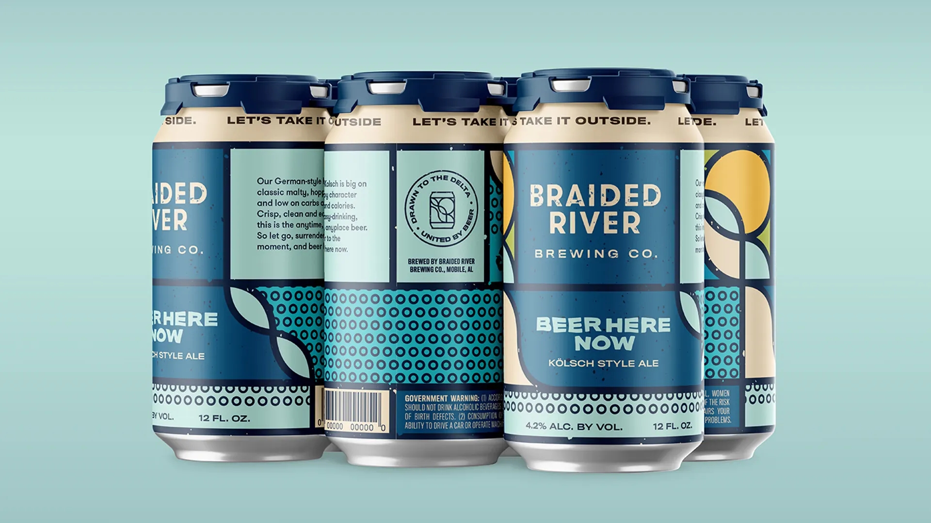 精釀灌裝啤酒包裝這樣設(shè)計(jì)很有美感(圖1)