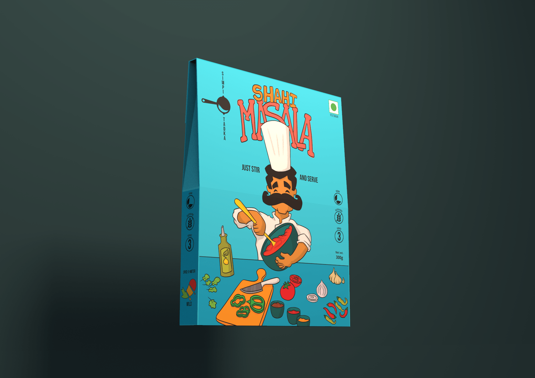 Simpli Tadka系列咖喱包裝設(shè)計(jì)欣賞(圖4) Simpli Tadka系列咖喱包裝設(shè)計(jì)欣賞(圖4)