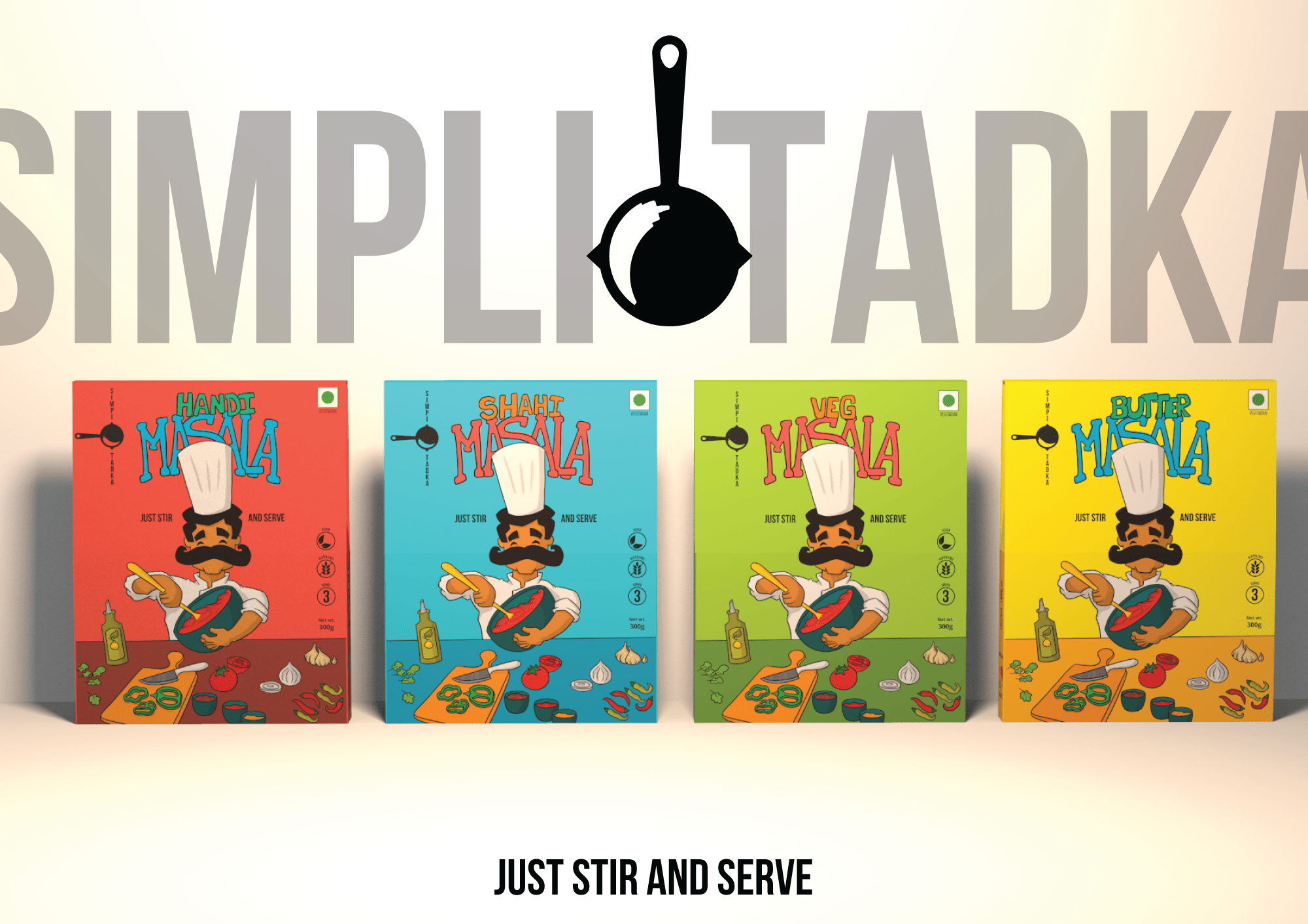 Simpli Tadka系列咖喱包裝設(shè)計(jì)欣賞(圖8) Simpli Tadka系列咖喱包裝設(shè)計(jì)欣賞(圖8)