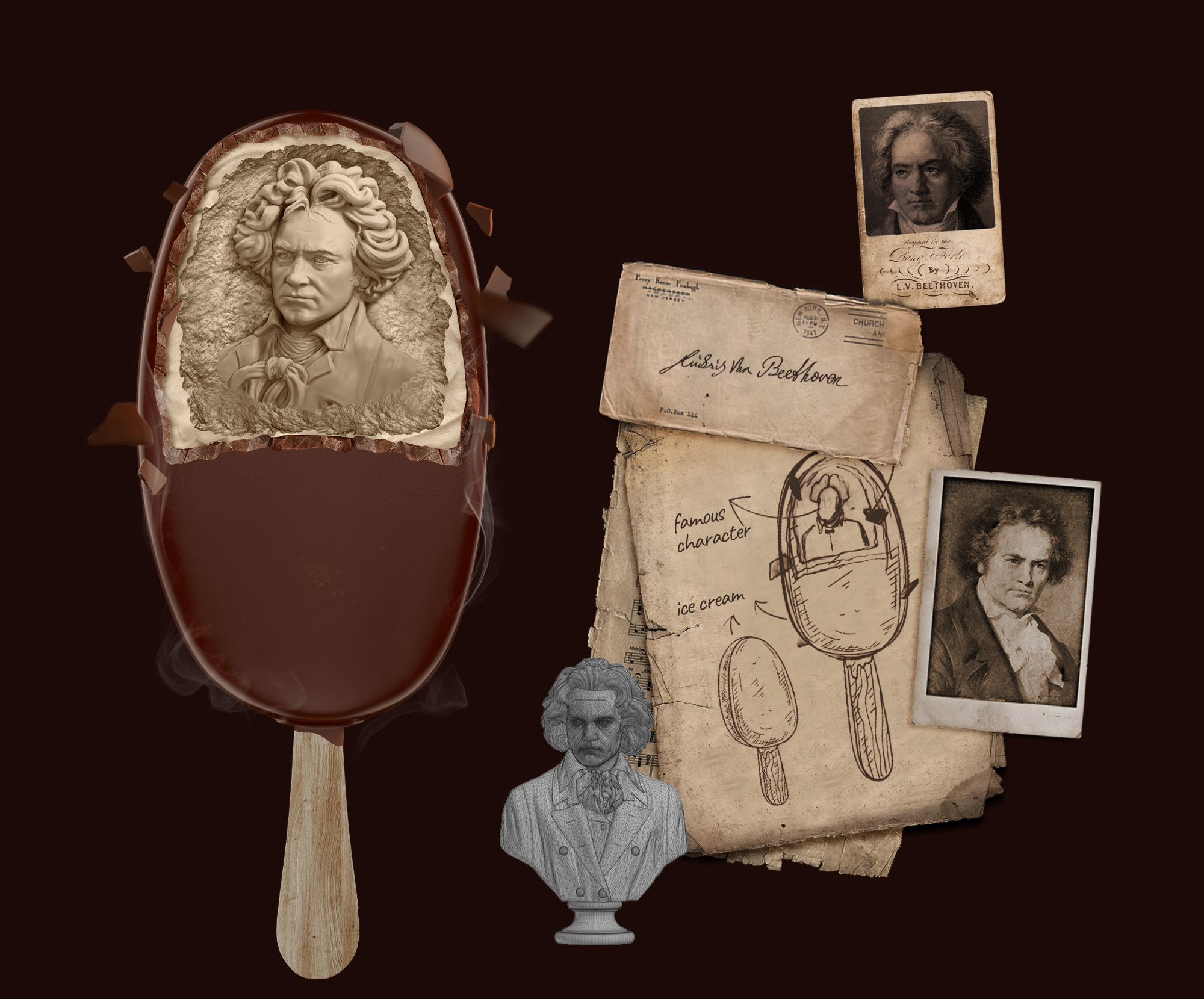 冰淇淋甜品獨(dú)特的包裝設(shè)計(jì)這樣做(圖5)