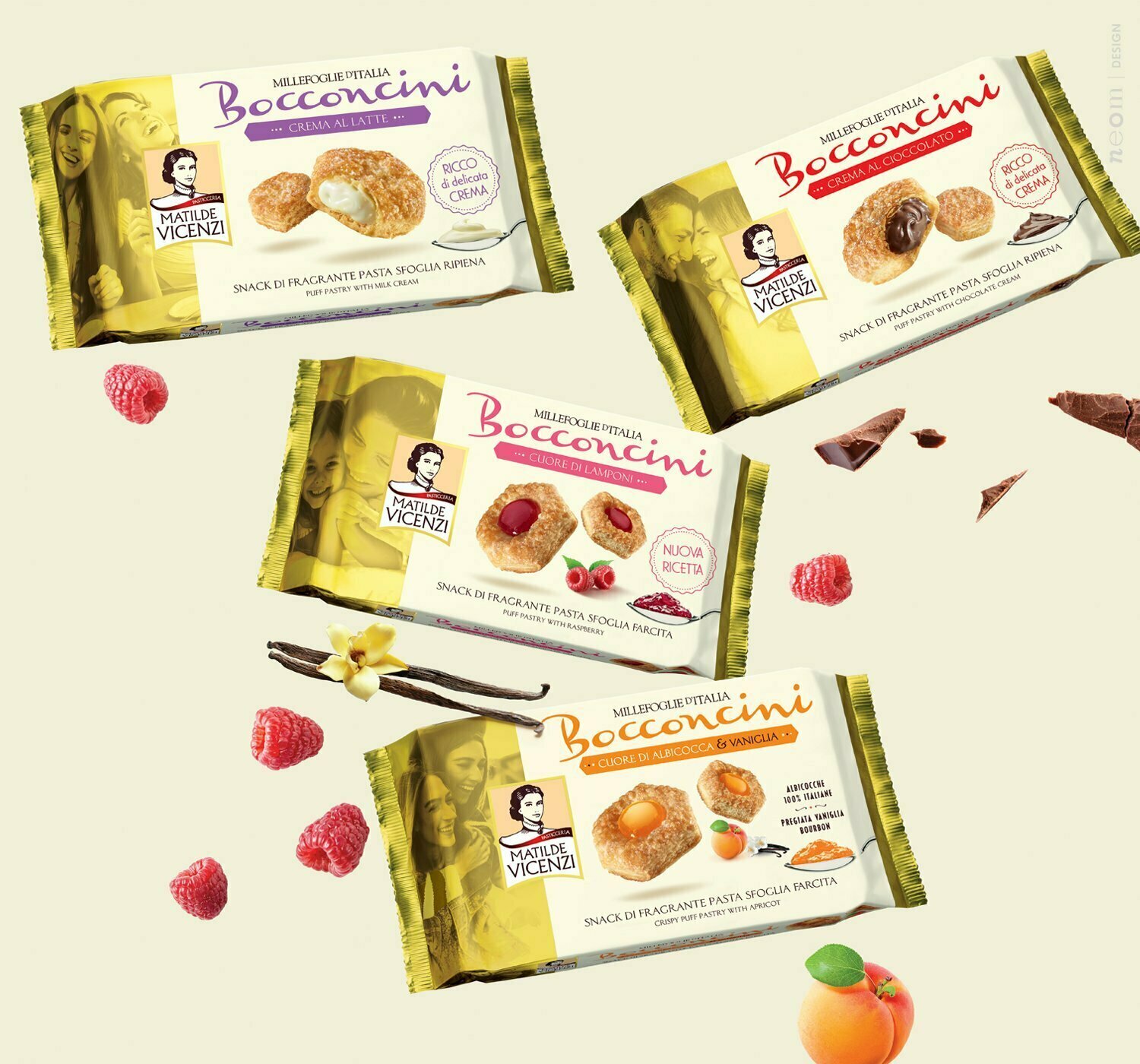 Bocconcini品牌糕點食品包裝設計(圖1)