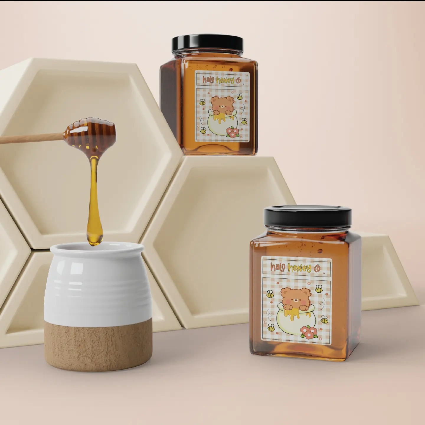 蜂蜜創(chuàng)意包裝設(shè)計作品欣賞(圖10)
