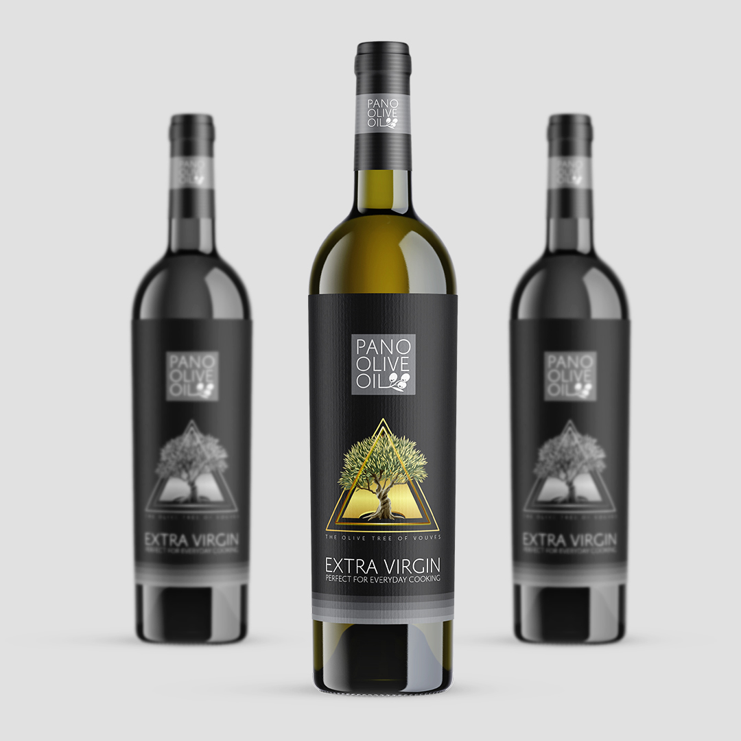 三角符號在橄欖油包裝設計中的運用(圖1) 三角符號在橄欖油包裝設計中的運用(圖1)