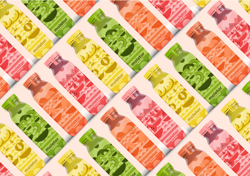 越南Moltor天然果汁飲料系列包裝設(shè)計(jì)(圖5)