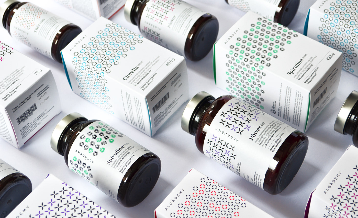 獨(dú)特幾何圖形呈現(xiàn)的國外保健品包裝設(shè)計(jì)參考(圖1)