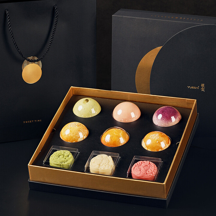 YOTIME 悠享時 悅食團(tuán)圓蘇式月餅禮盒 9餅8味 564g包裝禮盒產(chǎn)品包裝創(chuàng)意設(shè)計欣賞(圖2)