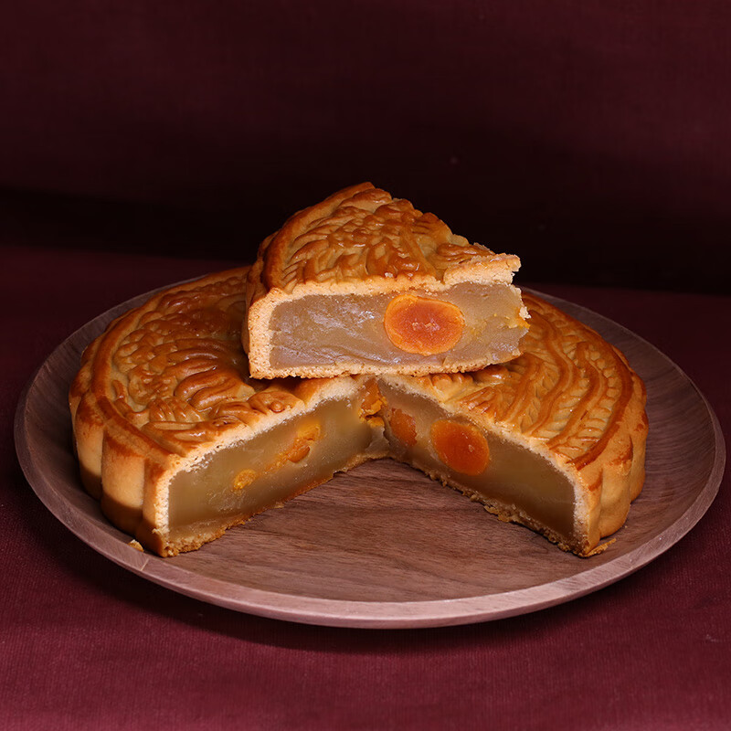 臧隆記 廣式蛋黃蓮蓉廣式大月餅 1kg 禮盒裝包裝禮盒產(chǎn)品包裝創(chuàng)意設計欣賞(圖3)