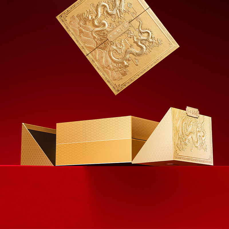 DXC 稻香村 太和皓玉 月餅 850g 禮盒裝包裝禮盒產(chǎn)品包裝創(chuàng)意設(shè)計欣賞(圖4)