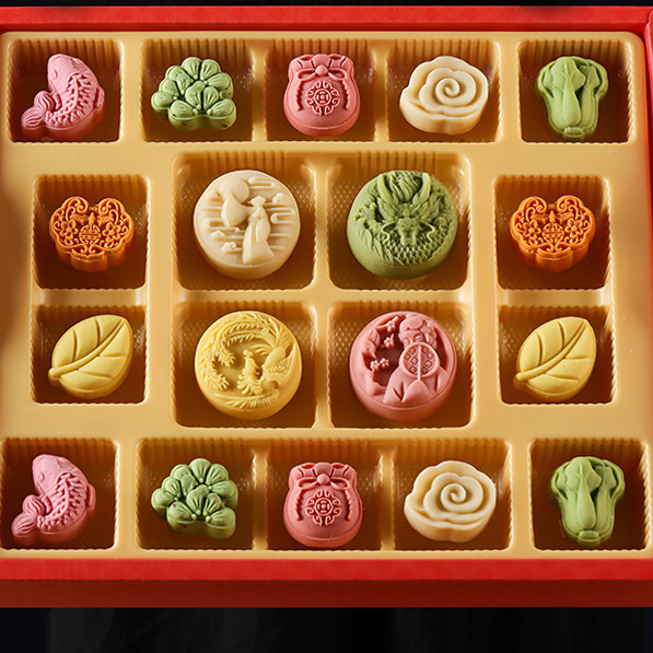 HUANG JIA SHANG SHI JU 皇家尚食局 唐風(fēng)御點(diǎn)月餅禮盒 620g包裝禮盒產(chǎn)品包裝創(chuàng)意設(shè)計(jì)欣賞(圖4)