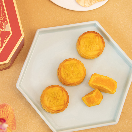 The Peninsula Hotel 半島酒店集團(tuán) 迷你奶黃港式月餅 280g 禮盒裝包裝禮盒產(chǎn)品包裝創(chuàng)意設(shè)計(jì)欣賞(圖3)