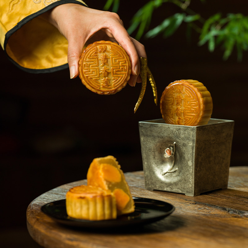 北京稻香村 團(tuán)圓中秋京式月餅 9餅9味 640g 禮盒裝包裝禮盒產(chǎn)品包裝創(chuàng)意設(shè)計(jì)欣賞(圖5)