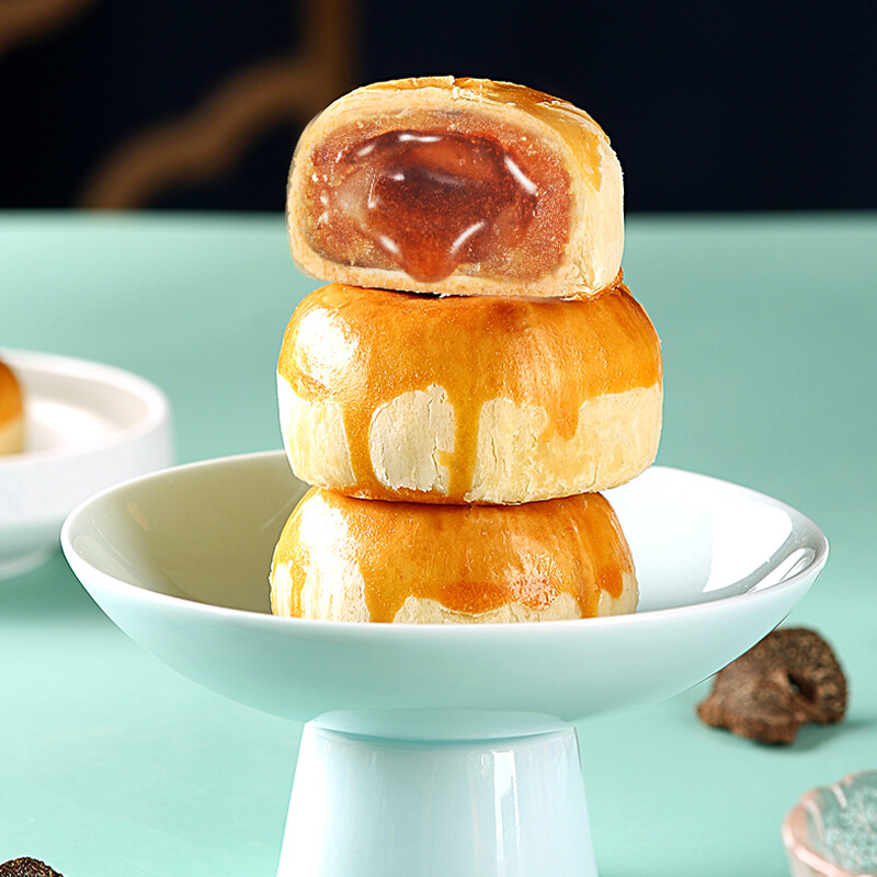 鮮品屋 錦繡花語(yǔ) 廣式月餅 9餅9味 660g 禮盒裝包裝禮盒產(chǎn)品包裝創(chuàng)意設(shè)計(jì)欣賞(圖5)