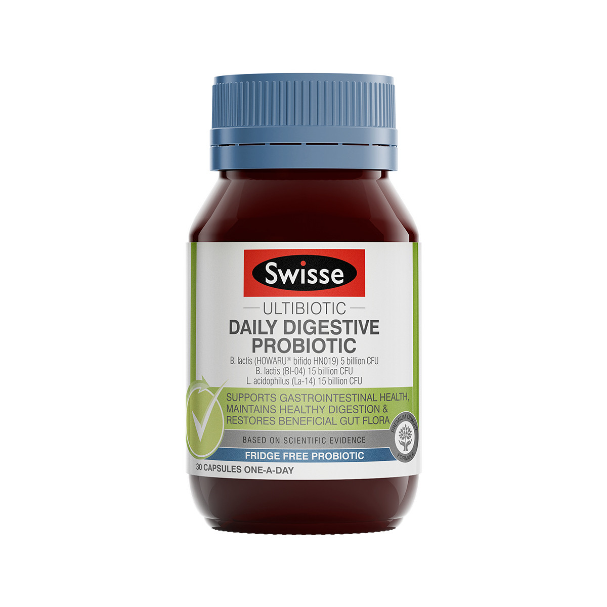 Swisse 斯維詩 腸道健康益生菌膠囊 30粒保健產(chǎn)品包裝創(chuàng)意設計欣賞(圖1)
