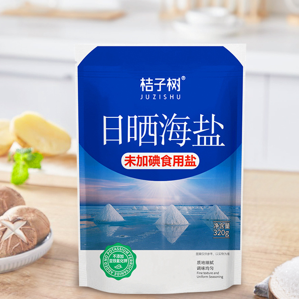 日曬海鹽外包裝袋設計作品欣賞(圖1)