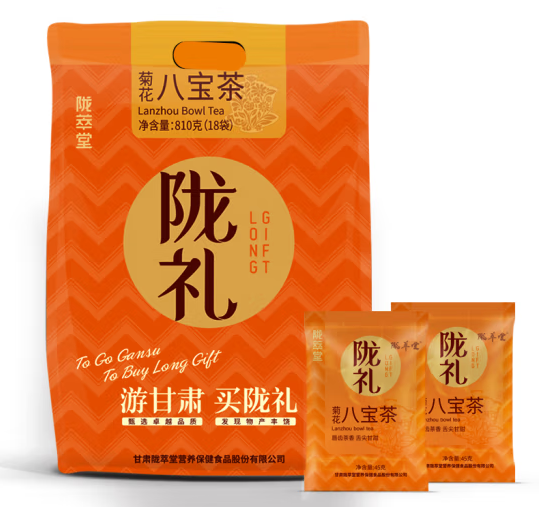 八寶茶包裝袋如何設(shè)計(圖1)