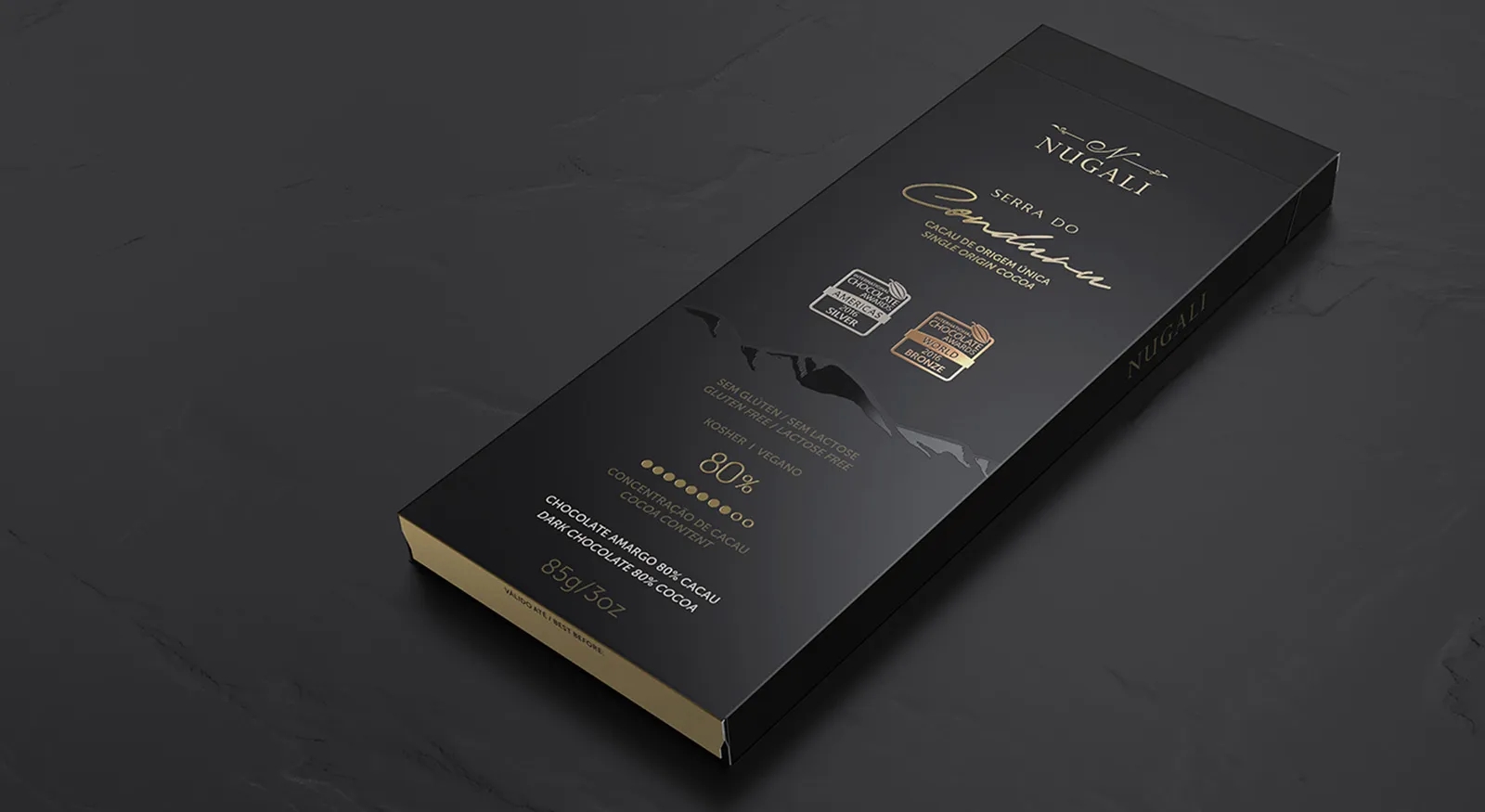 極簡主義的巧克力外包裝設(shè)計(jì)欣賞(圖1)