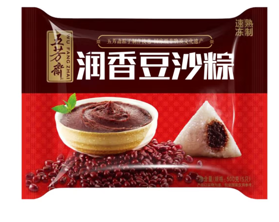 豆沙味粽子外包裝設(shè)計(jì)怎么做好(圖1)