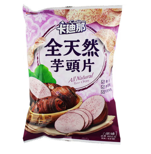 天然芋頭片外包裝袋設(shè)計作品欣賞(圖1)