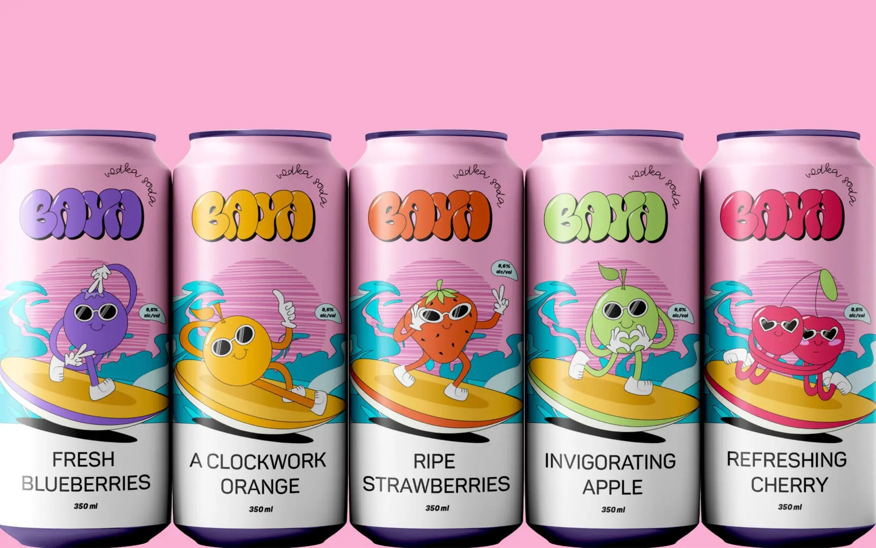 明亮有趣的伏特加蘇打水包裝罐設(shè)計(jì)欣賞(圖1) 明亮有趣的伏特加蘇打水包裝罐設(shè)計(jì)欣賞(圖1)