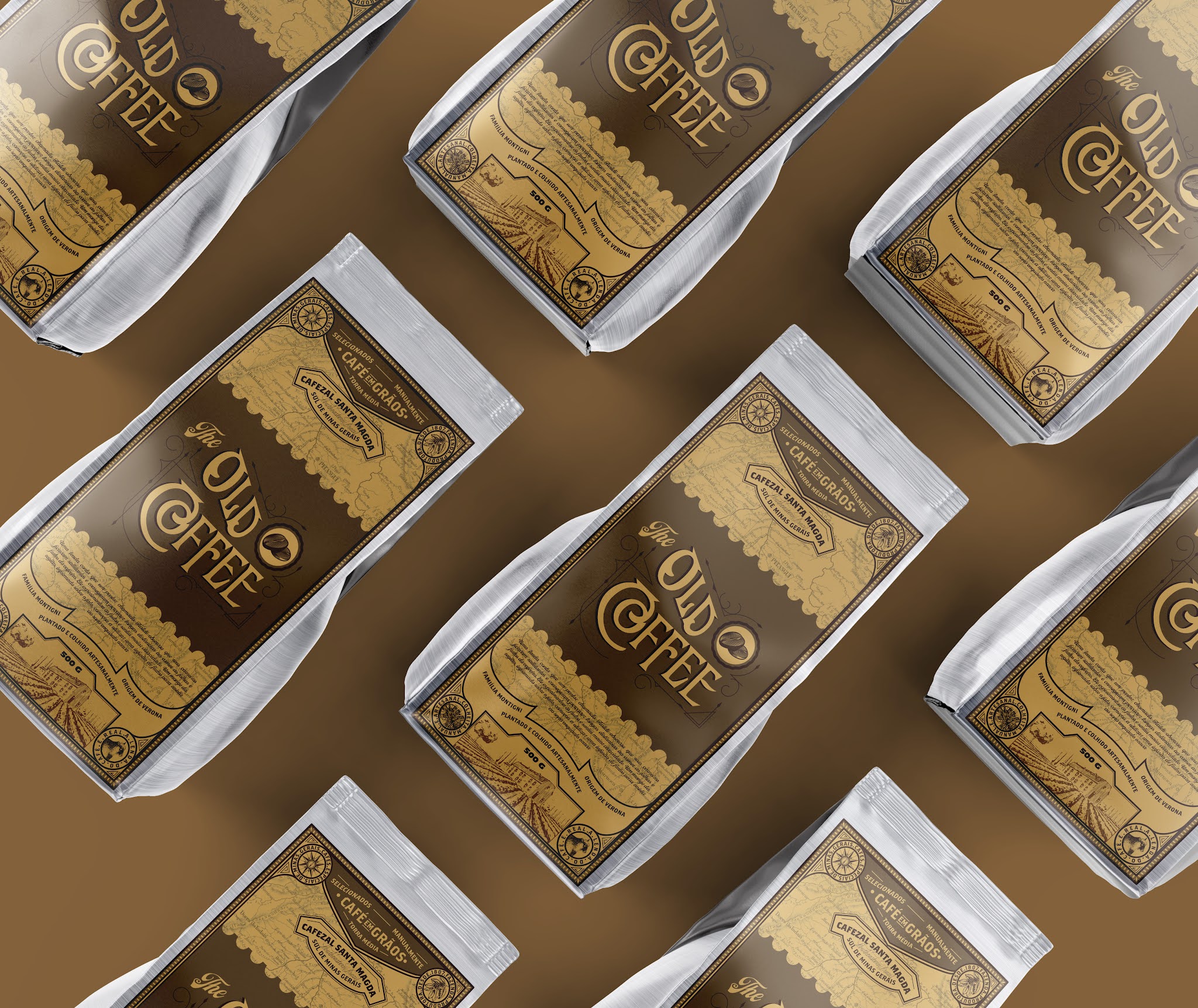 復(fù)古咖啡袋包裝設(shè)計(jì)(圖1) 復(fù)古咖啡袋包裝設(shè)計(jì)(圖1)