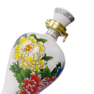 創(chuàng)意酒包裝設(shè)計(jì)國花瓷年鳳香型白酒瓶整箱裝產(chǎn)品包裝設(shè)計(jì)欣賞(圖3)