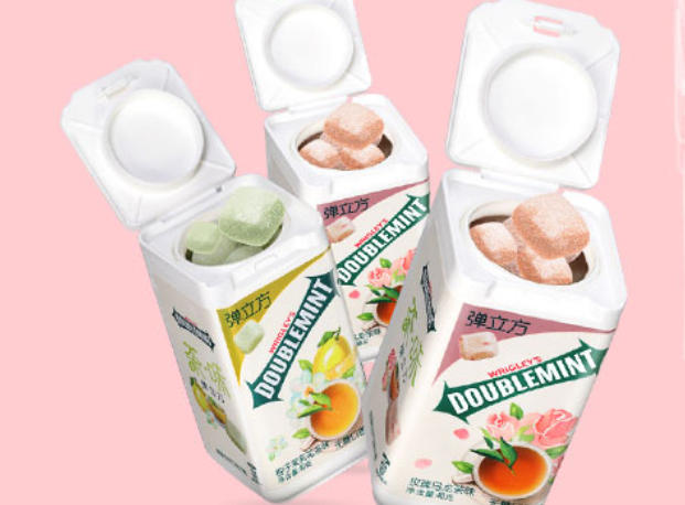 綠箭 DOUBLEMINT綠箭品牌logo與食品包裝設(shè)計欣賞(圖3)