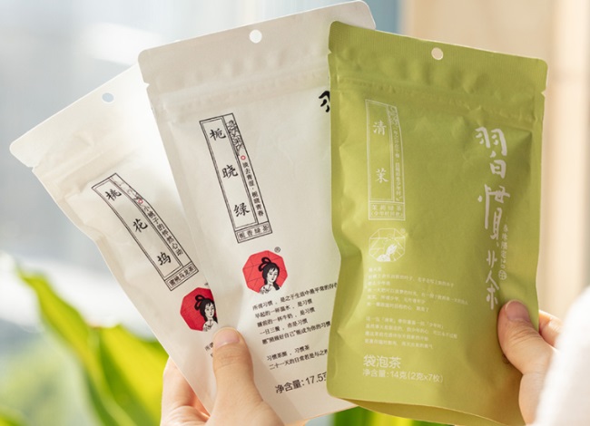 茶顏悅色品牌logo與食品包裝設(shè)計欣賞(圖2)