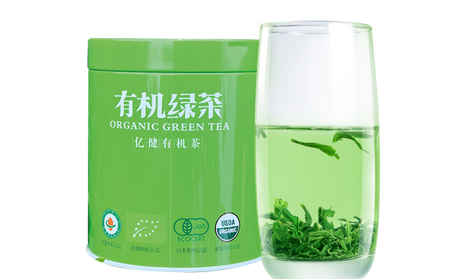 億健有機茶品牌logo與食品包裝設(shè)計欣賞(圖2)