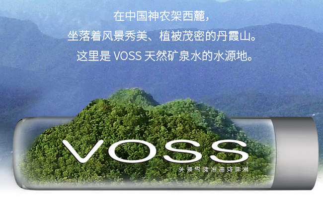 芙絲礦泉水 VOSS芙絲品牌logo與食品包裝設(shè)計欣賞(圖3)