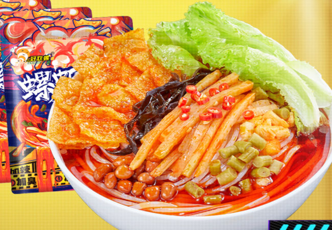 好歡螺 HAOHUANLUO好歡螺品牌logo與食品包裝設(shè)計(jì)欣賞(圖3)