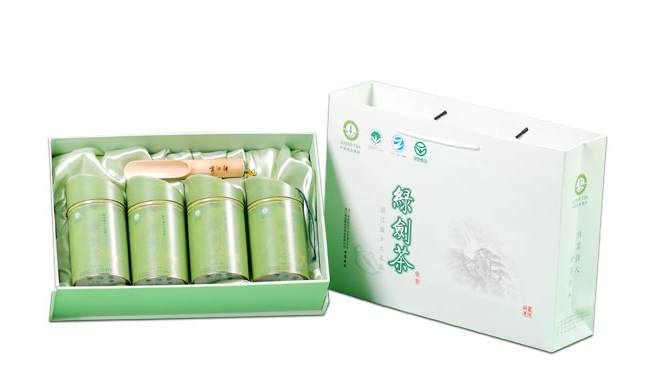 綠劍茶食品包裝設(shè)計(jì)欣賞(圖3)