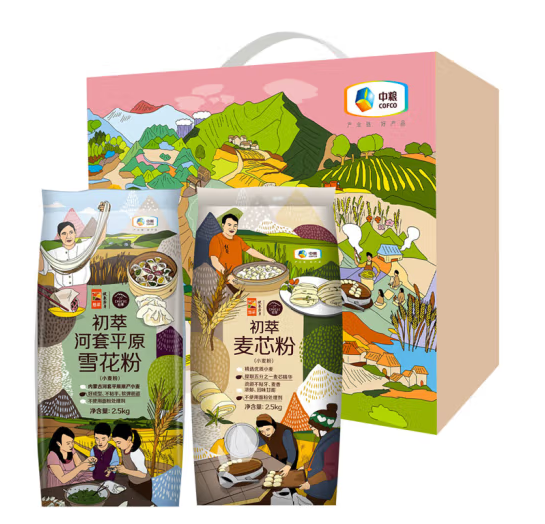 面粉禮盒包裝設(shè)計(jì)怎么做好(圖1)