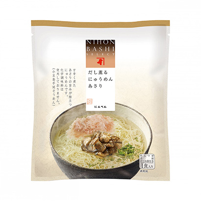 包裝設(shè)計(jì)公司推薦湯汁熏香的佛面蛤蜊面類包裝設(shè)計(jì)(圖1)