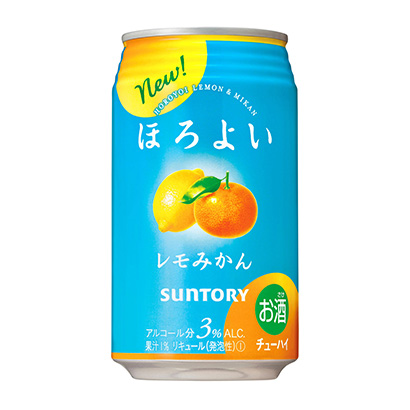 溫和的檸檬橘子三得利·斯皮里特酒類包裝設(shè)計(圖1)