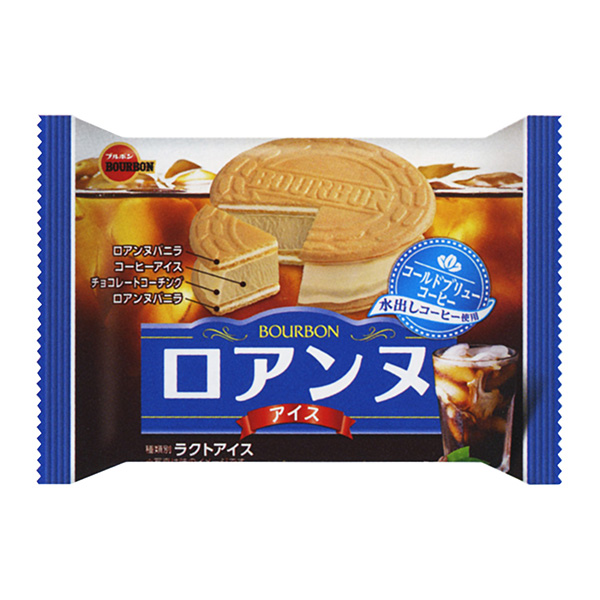 洛安冰冷布盧咖啡波旁冰淇淋類包裝設(shè)計(jì)(圖1)