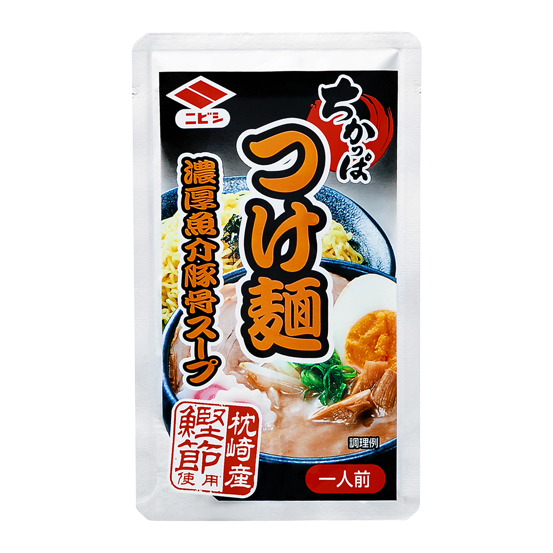 麻辣面濃厚魚蝦骨湯尼比西醬油調(diào)味料包裝設計(圖1)