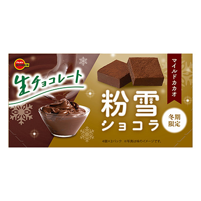 粉雪巧克力溫和可可波旁點(diǎn)心包裝設(shè)計(圖1)