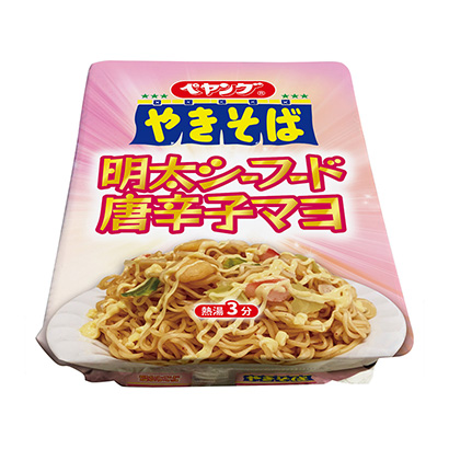 明太海鮮辣椒馬略蕎麥面簡(jiǎn)直是食品面類包裝設(shè)計(jì)(圖1)