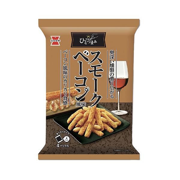 包裝設(shè)計(jì)欣賞THE一撮＜熏培根風(fēng)味＞ (巖冢制果) 2024年10月21日發(fā)售(圖1)