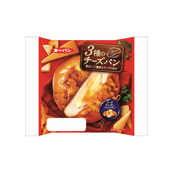 包裝設(shè)計(jì)欣賞3種奶酪面包(第一屋制面包) (圖1)